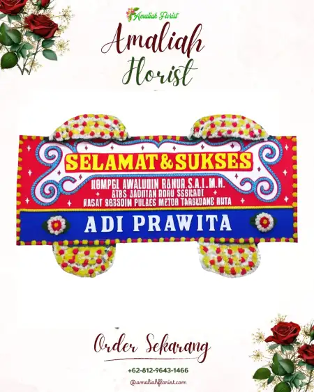 Papan Bunga Ucapan Selamat Suwaduk
